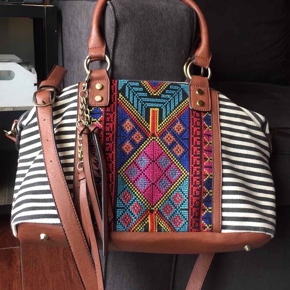 Shï bag, MMS brand, striped